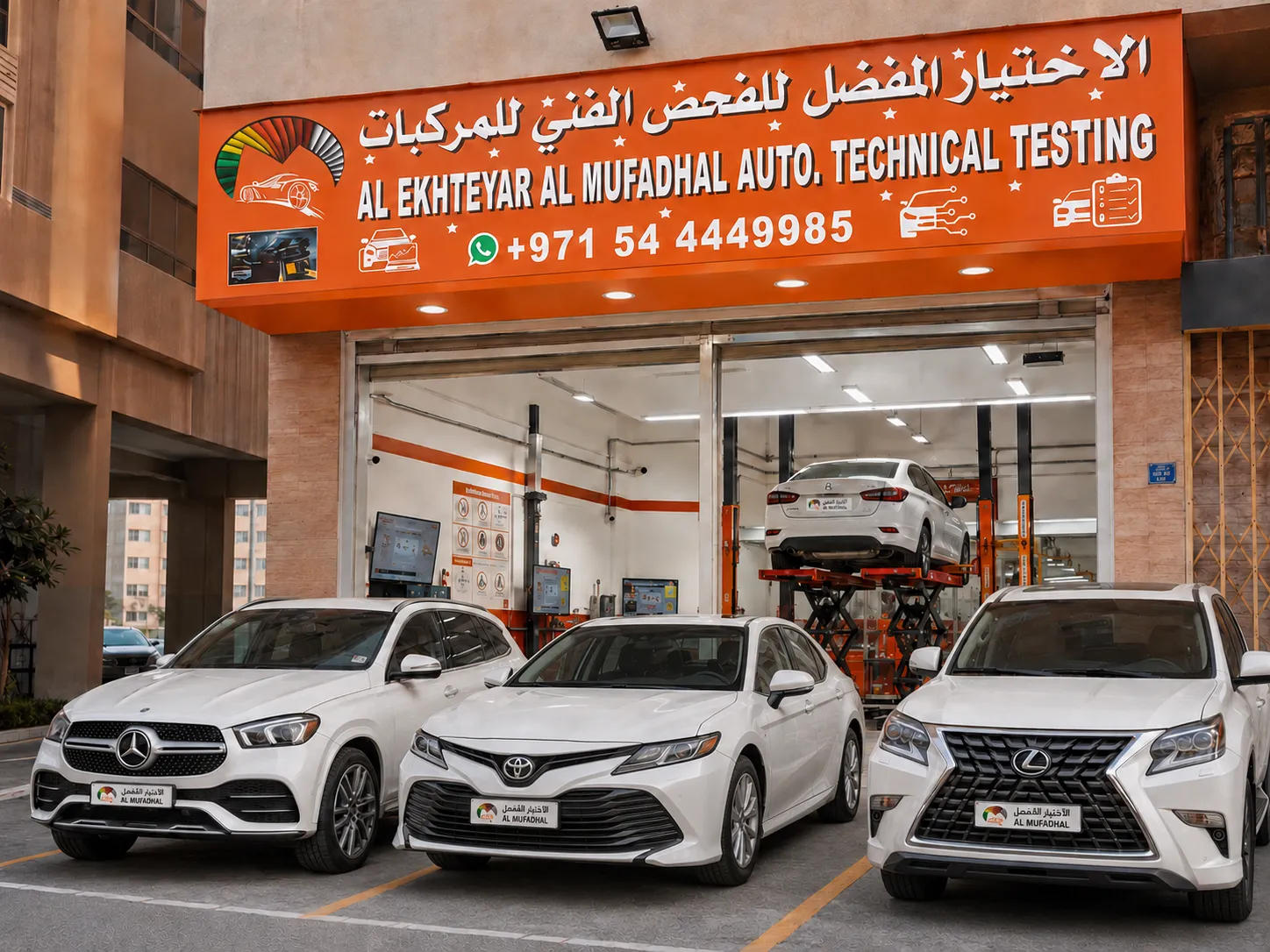AL EKHTEYAR AL MUFADHAL Auto Technical Testing exterior in Sharjah
