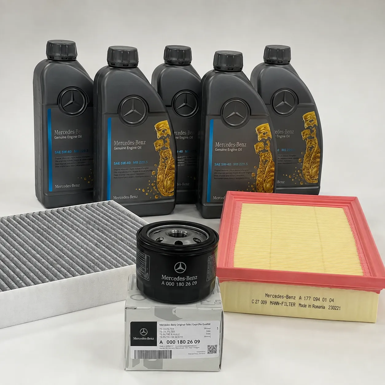 Mercedes-Benz genuine engine oils and filters