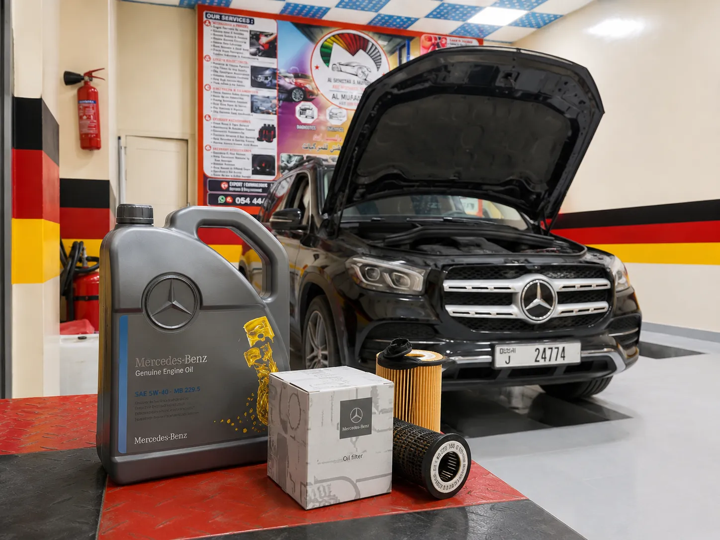AUTEL diagnostics inside vehicle