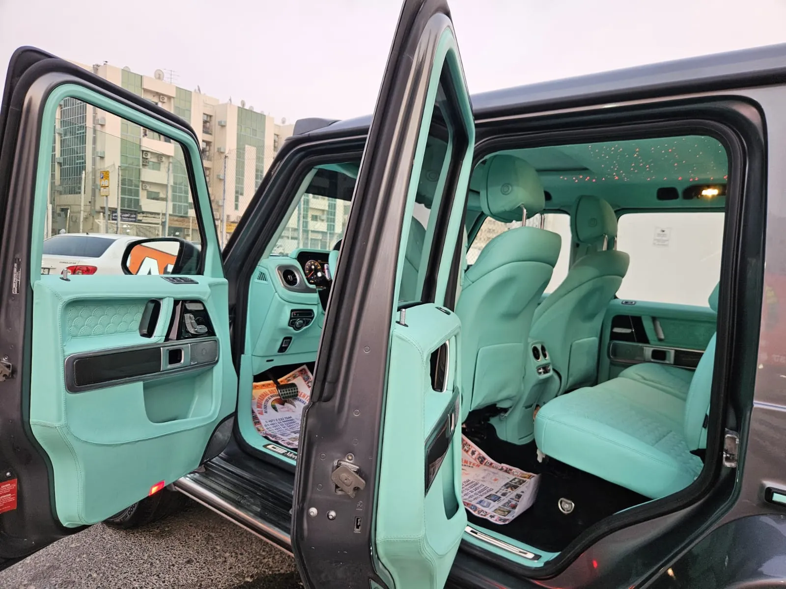AL MUFADHAL Brabus custom mint interior