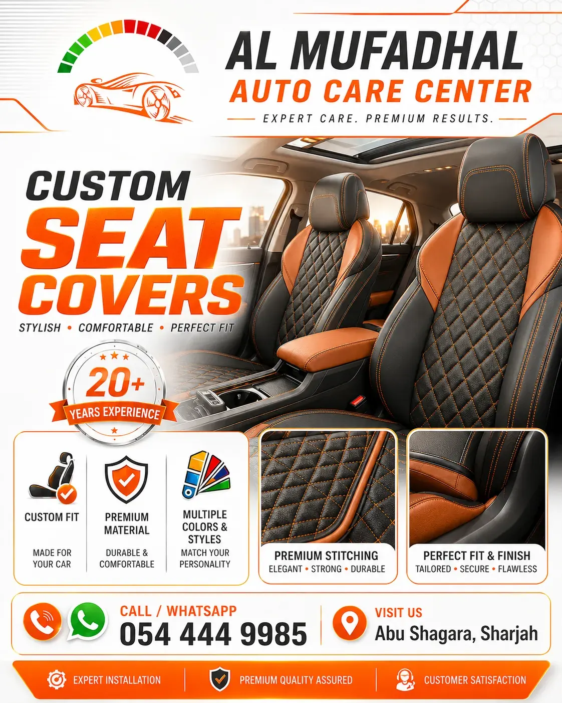 Custom seat covers information guide